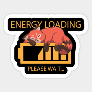 RED PANDA ENERGY BAR Sticker